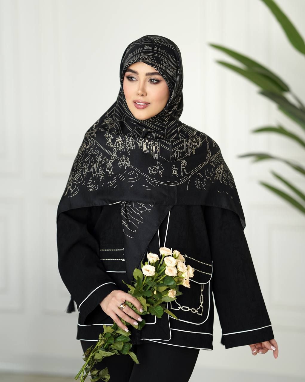 روسری طرح دار